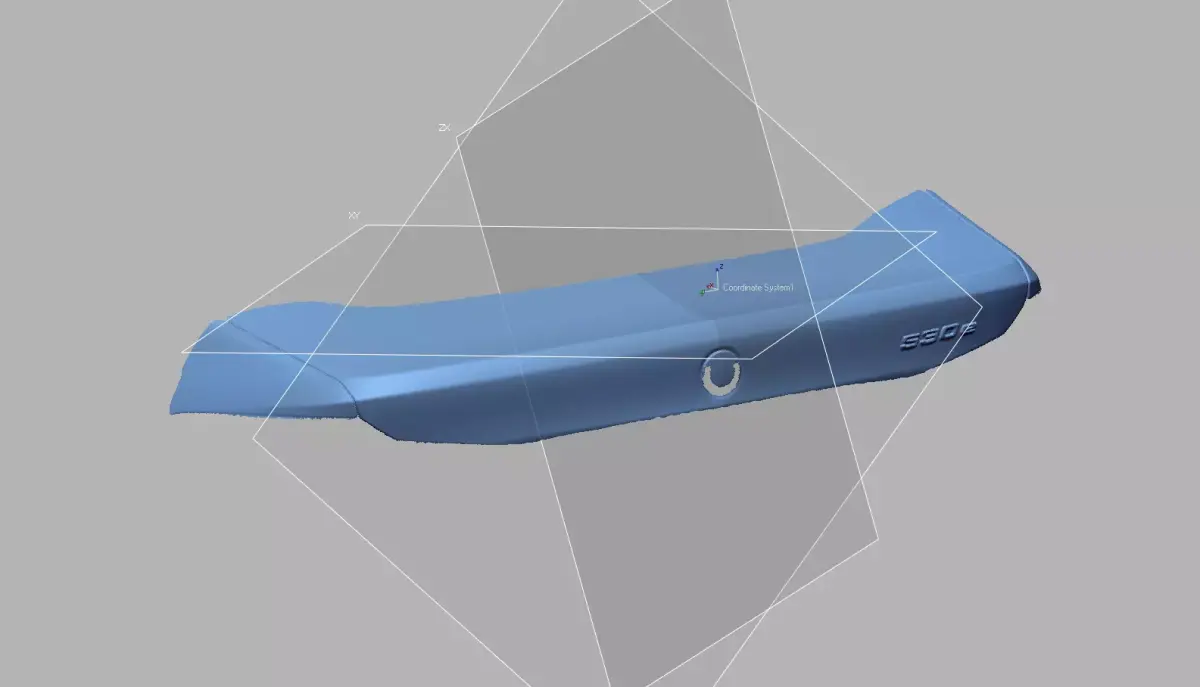 530 G30 Trunk scanned part 3D print model