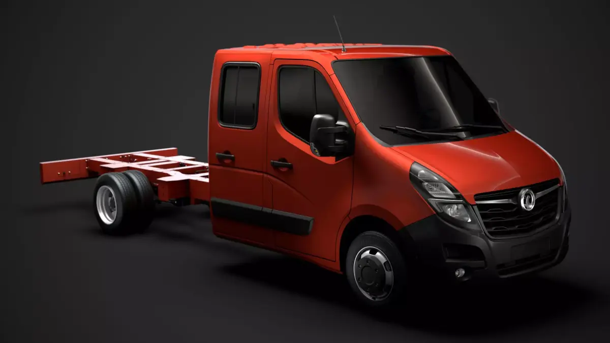 Vauxhall Movano CrewCab DW E30 Chassis 2020 3D model