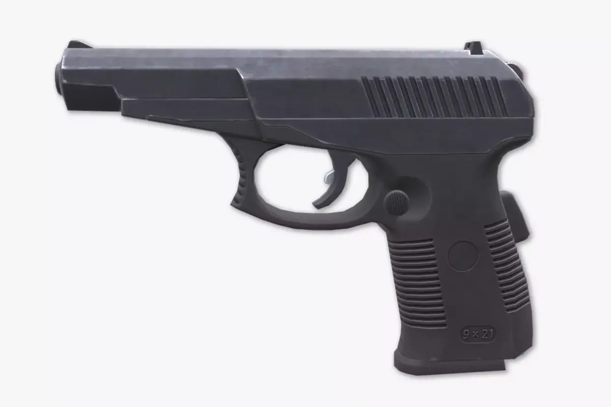 SR-1M Vector Low-poly 3D model