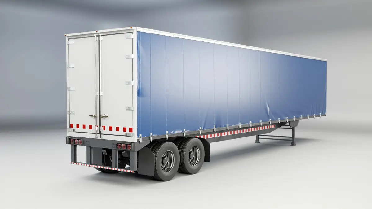 US Curtain Trailer 3D model
