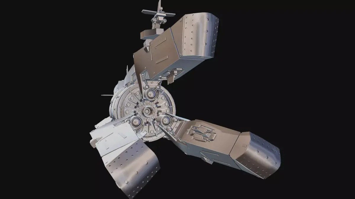 The Triglav Ship gundam 3D print model