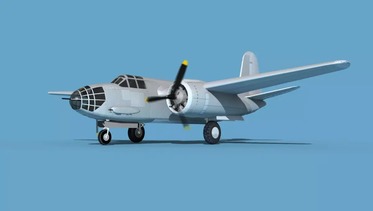 Douglas A-20A Havoc V00 3D model