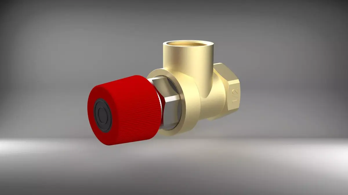 Pressure relief valve 3D model
