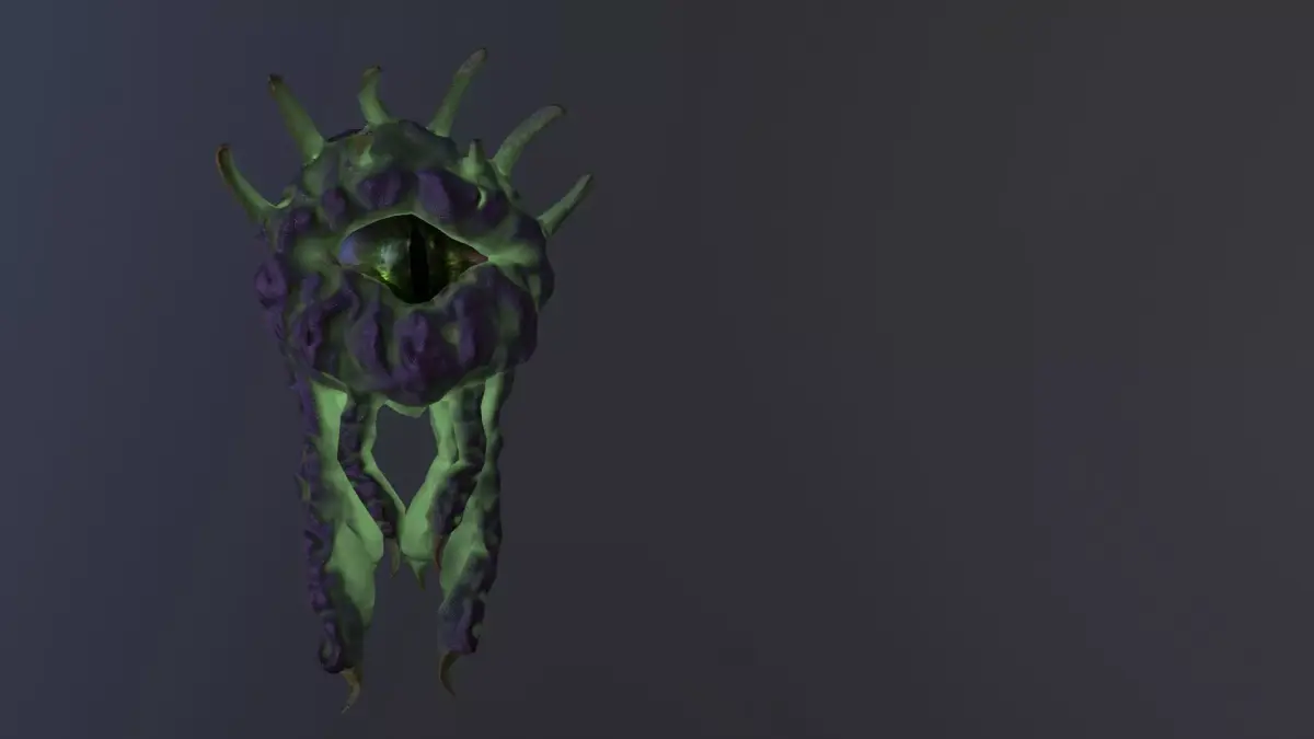 Monster Eye Low-poly 3D model