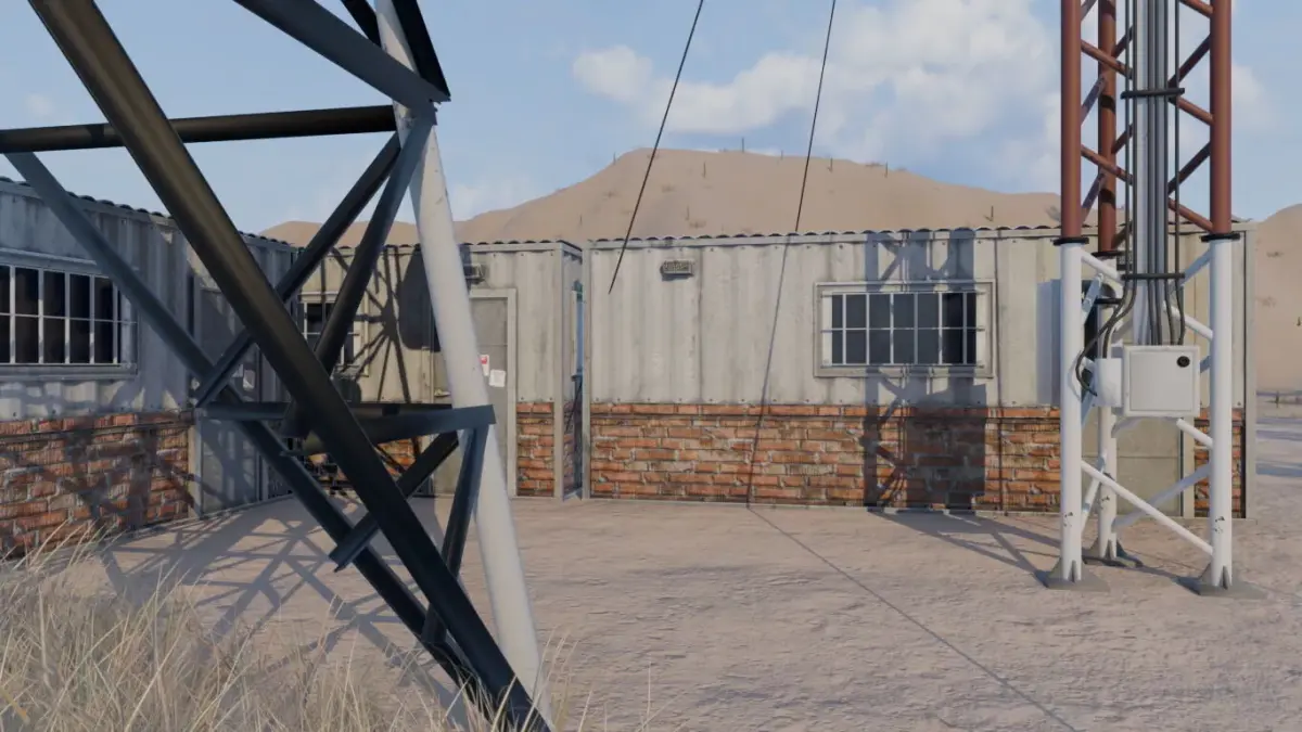 Communication Towers 3D model