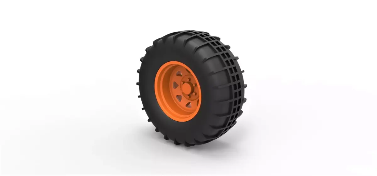 Rear wheel for Dune Buggy 5 3D print model