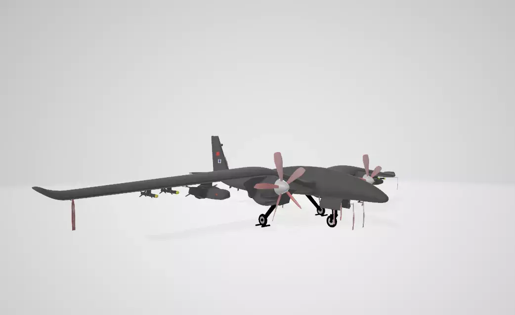 AKINCI- Baykar 3D model