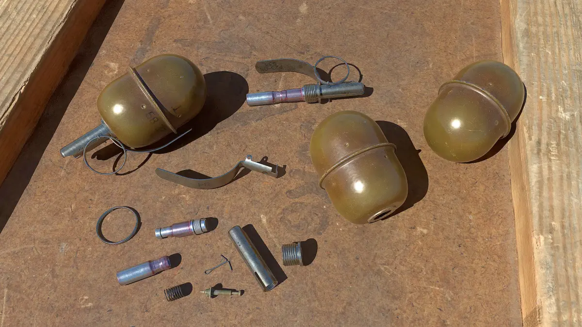 RGD5 Hand Grenade Low-poly 3D model