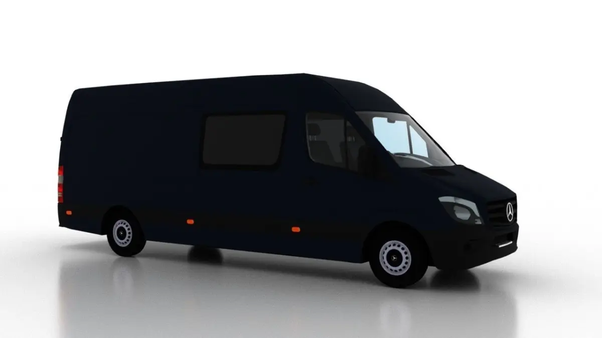 Mercedes Benz Sprinter L3H2 2015 Crew Van UK 3D model
