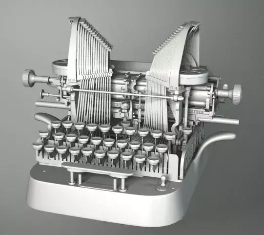 OLIVER TYPEWRITE 3D model
