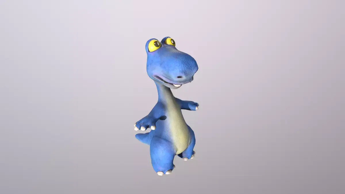 Dinosaur Low-poly 3D model order