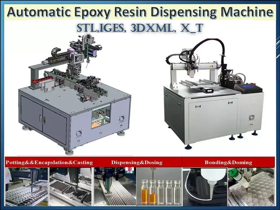 Automatic Epoxy Resin Dispensing and Potting Machine 3D model