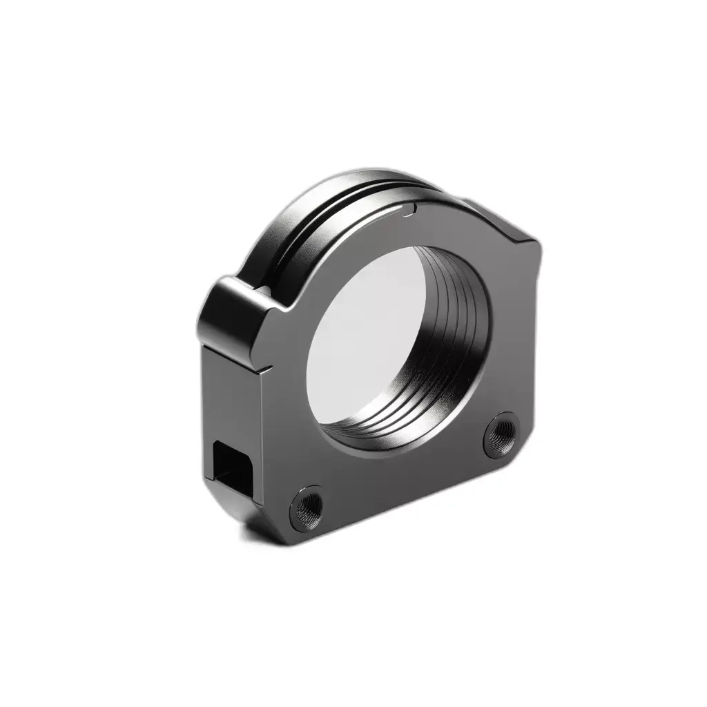 Precision Threaded Industrial Component Low-poly 3D model