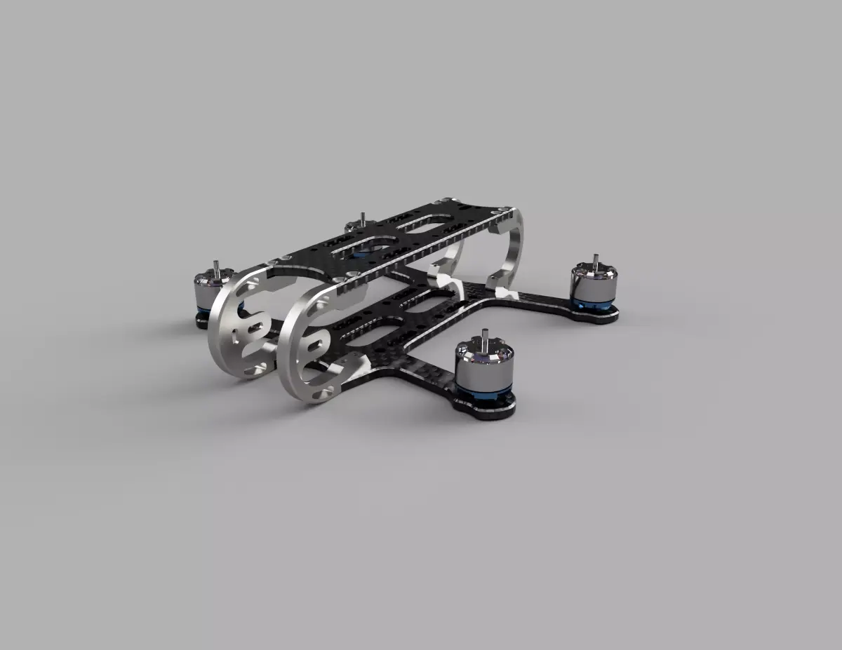 Racing FPV Drone Frame 3 3D Printing 3D print model