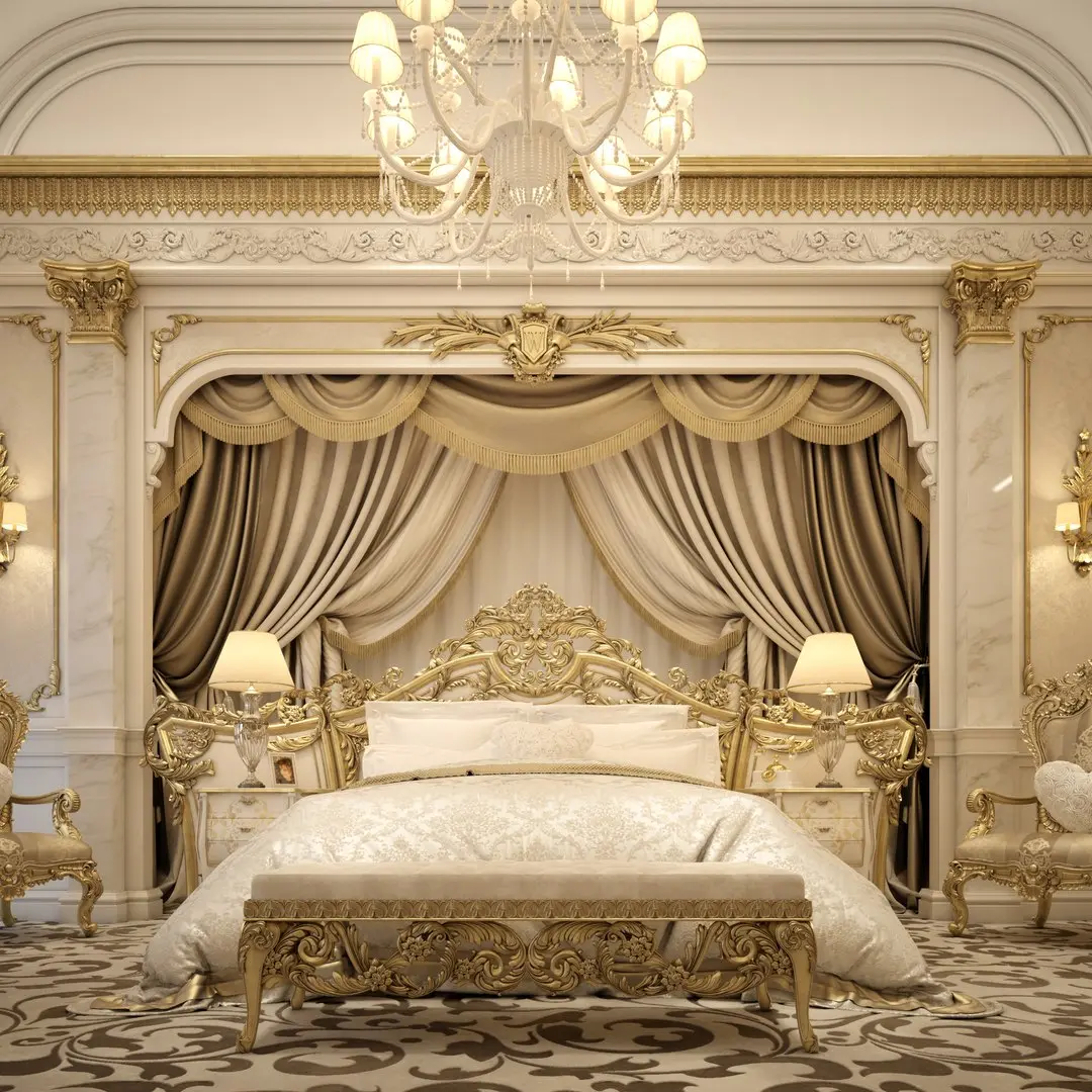 Royal Master Bedroom 3D model