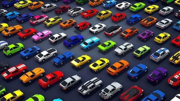 Low Poly Cars Pack Game Ready 3D Models Collection  Low-poly 3D model
