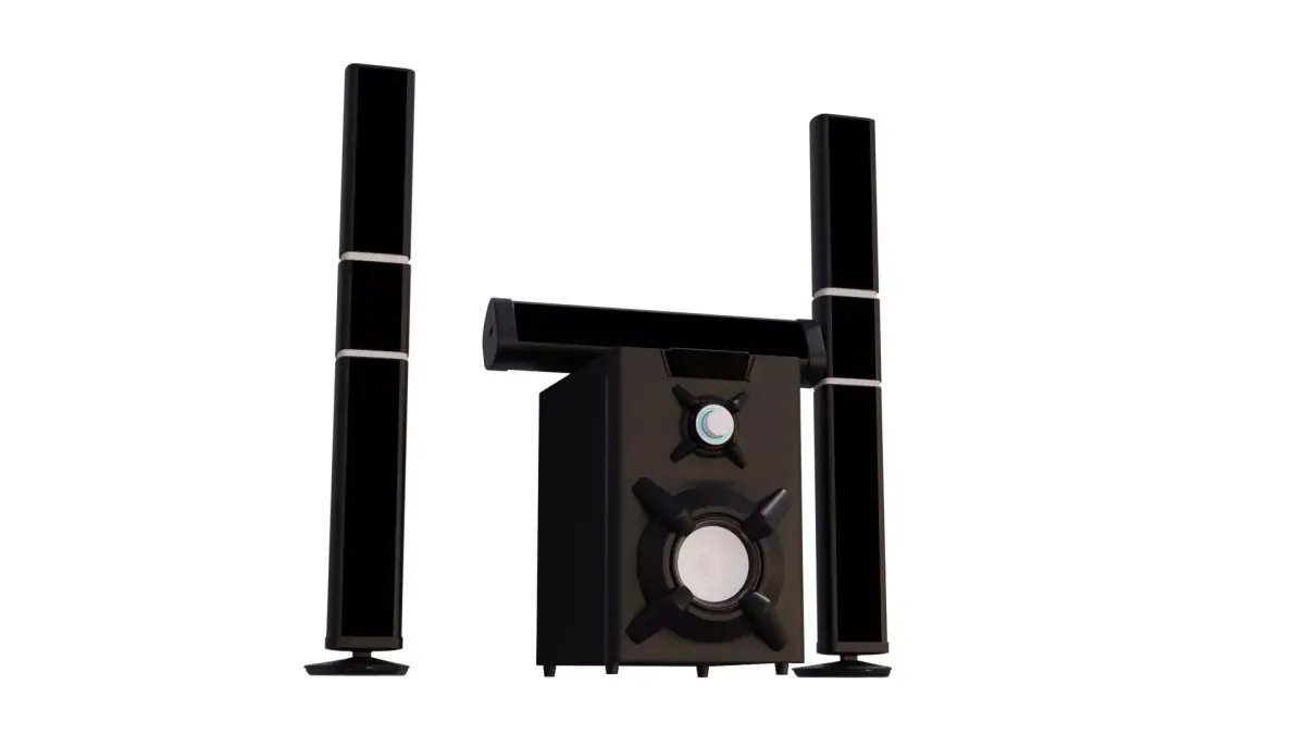 Woofer speaker system Free 3D model