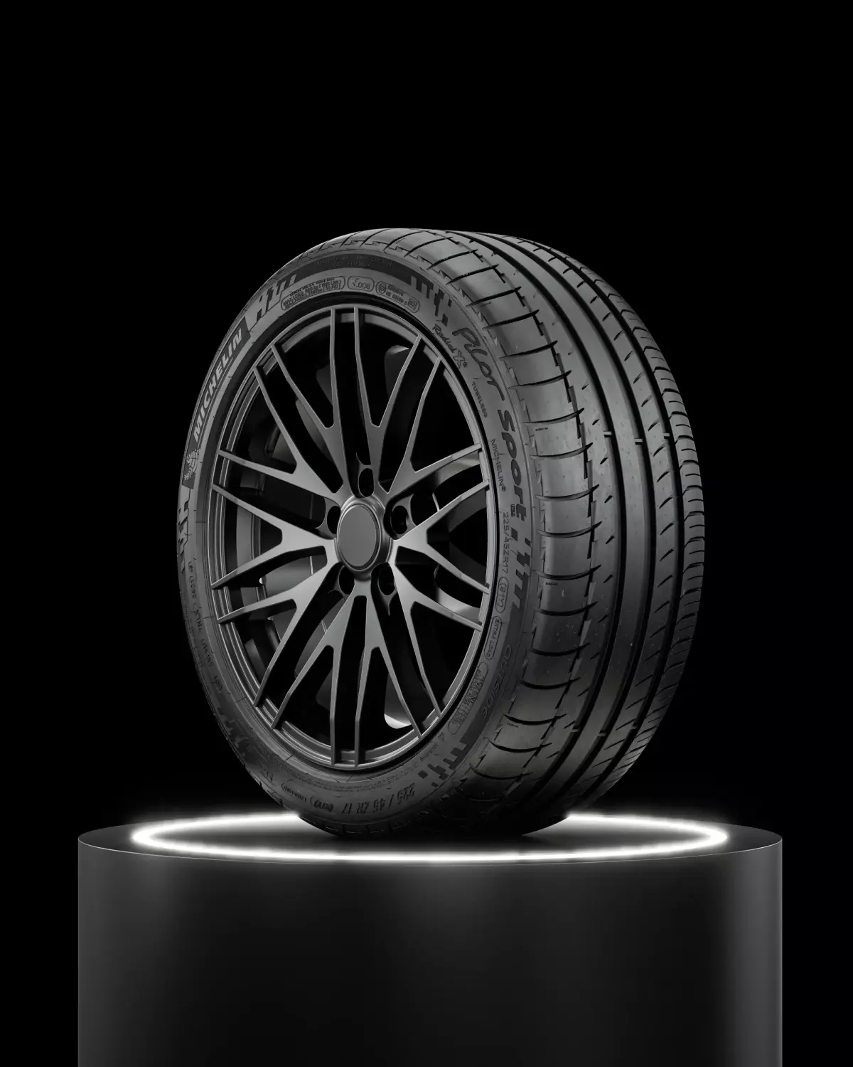 Michelin Pilot Sport PS2 N3 225 45 ZR17 3D model