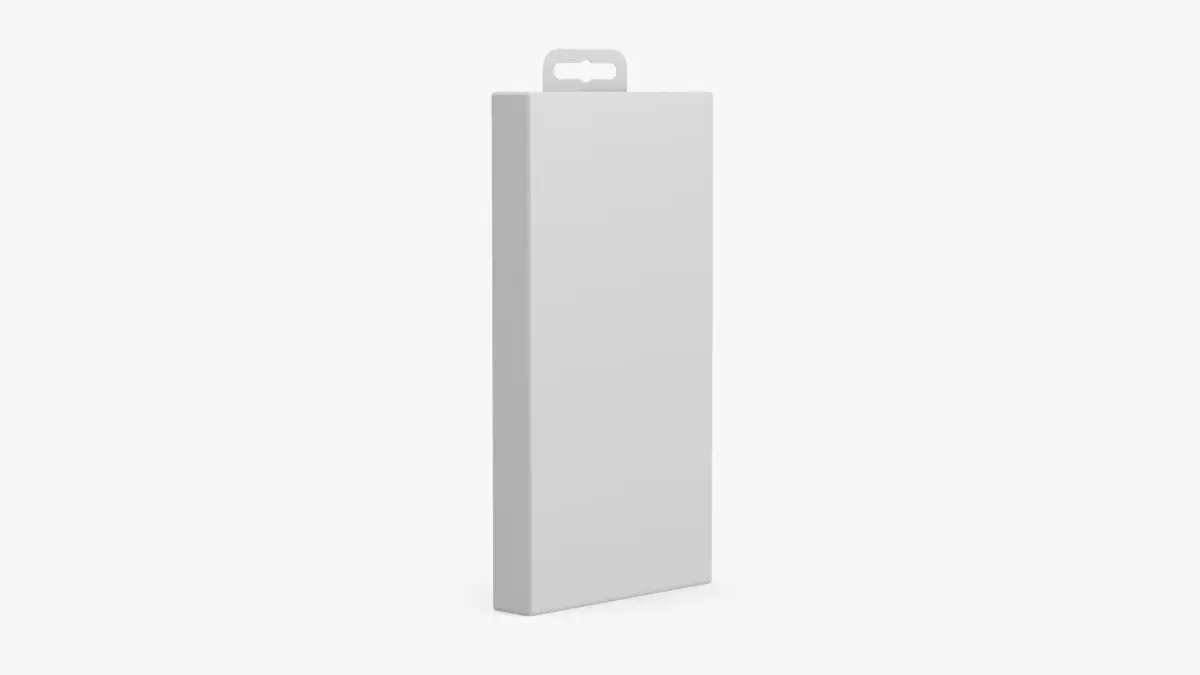 Smartphone Case Packaging 3D model