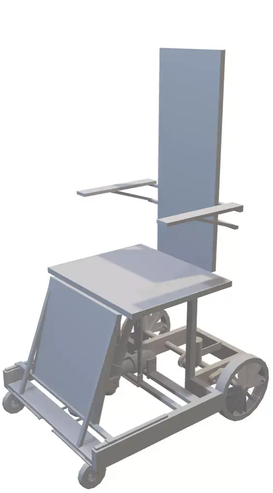 Standing Wheel Chair 3D model