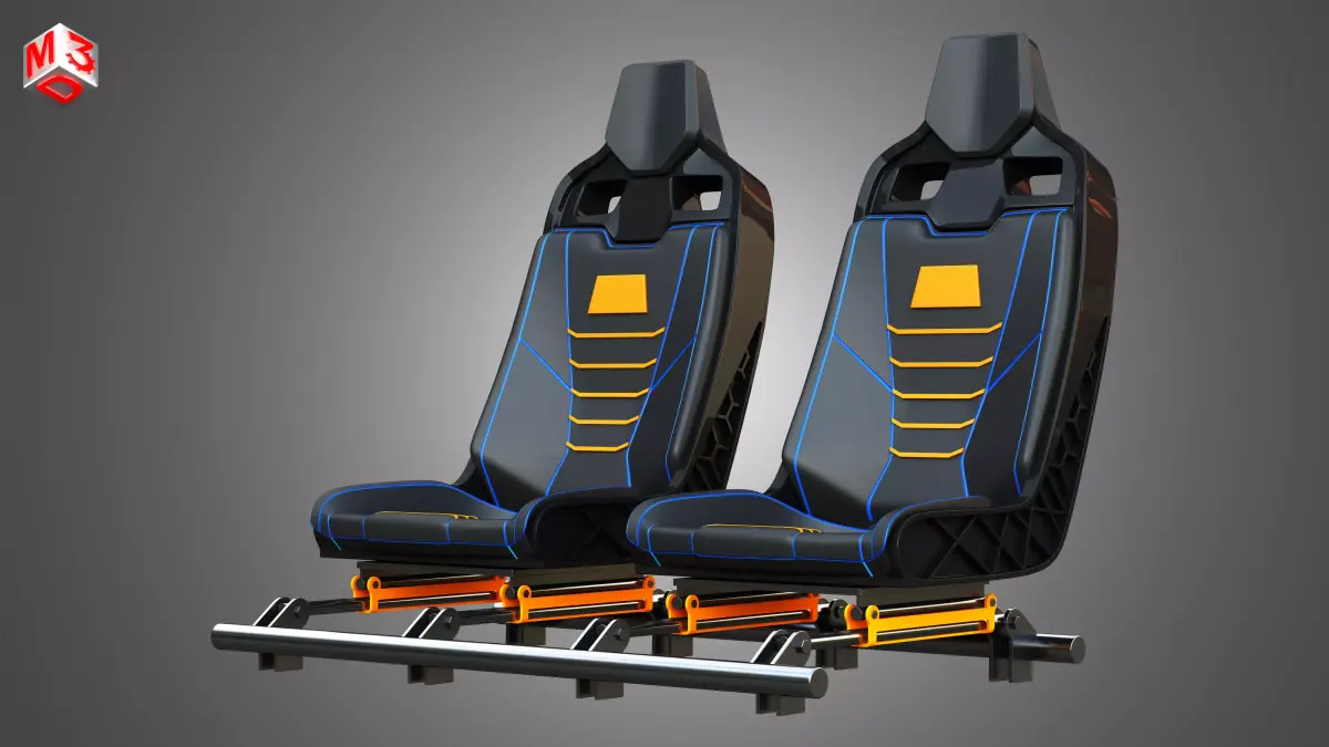 Canam Maveric Vehicle Seat 3D model