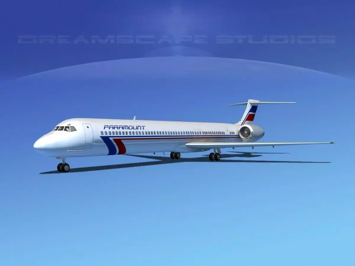 McDonnell Douglas MD80 Paramount 3D model