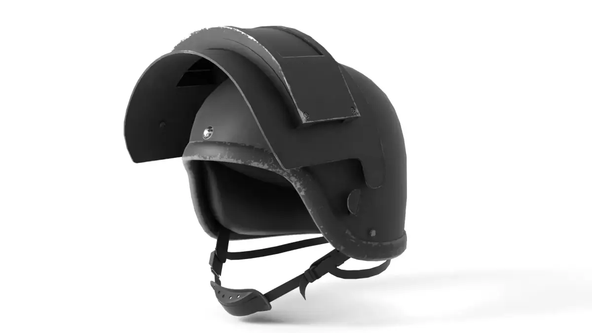 Helmet K6-3 Low-Poly 3D Model Low-poly 3D model
