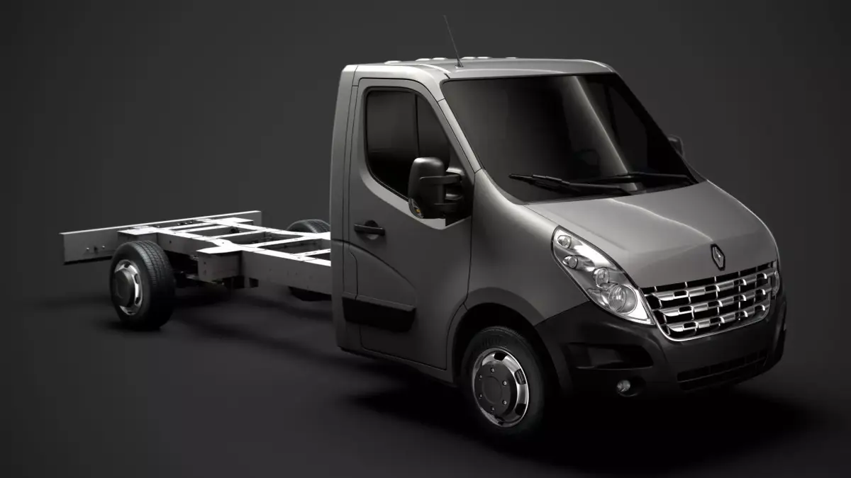 Renault Master SingleCab SW E30 Chassis 2010 3D model