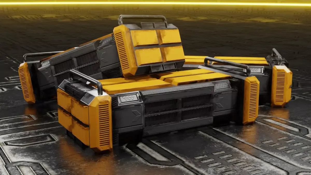 Sci Fi Box Low-poly 3D model order