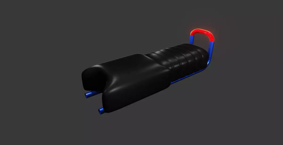 Bike Seat Low-poly 3D model