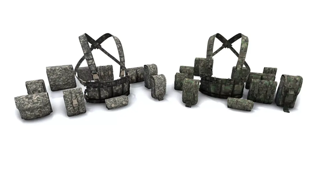 Military Pouch Pack Vol 4 3D model