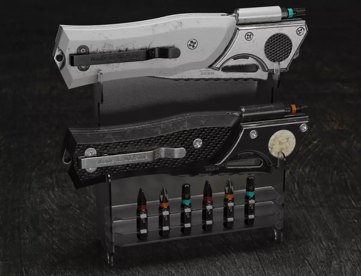 Mauser knife by UACK Low-poly 3D model