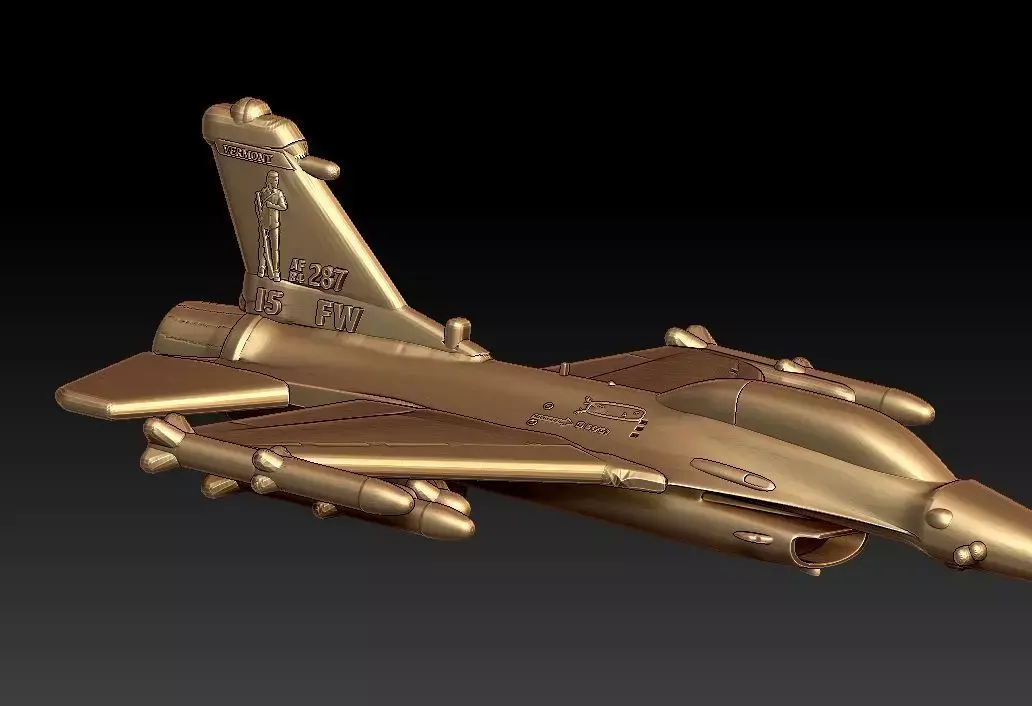 F16 Figher plane 3D print model purchase