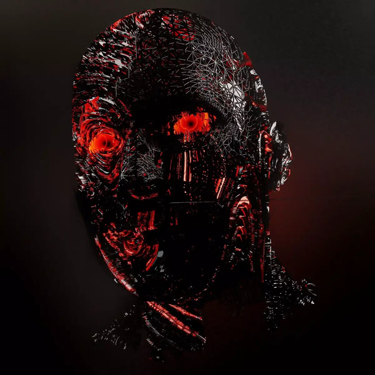 Sci Fi MALE HEAD 3D model