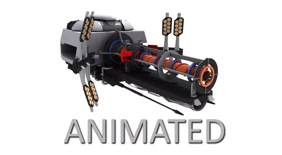 Sci-Fi Energy Gun Free 3D model purchase