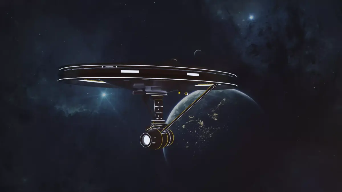 Circship star trek ship in space Free 3D model