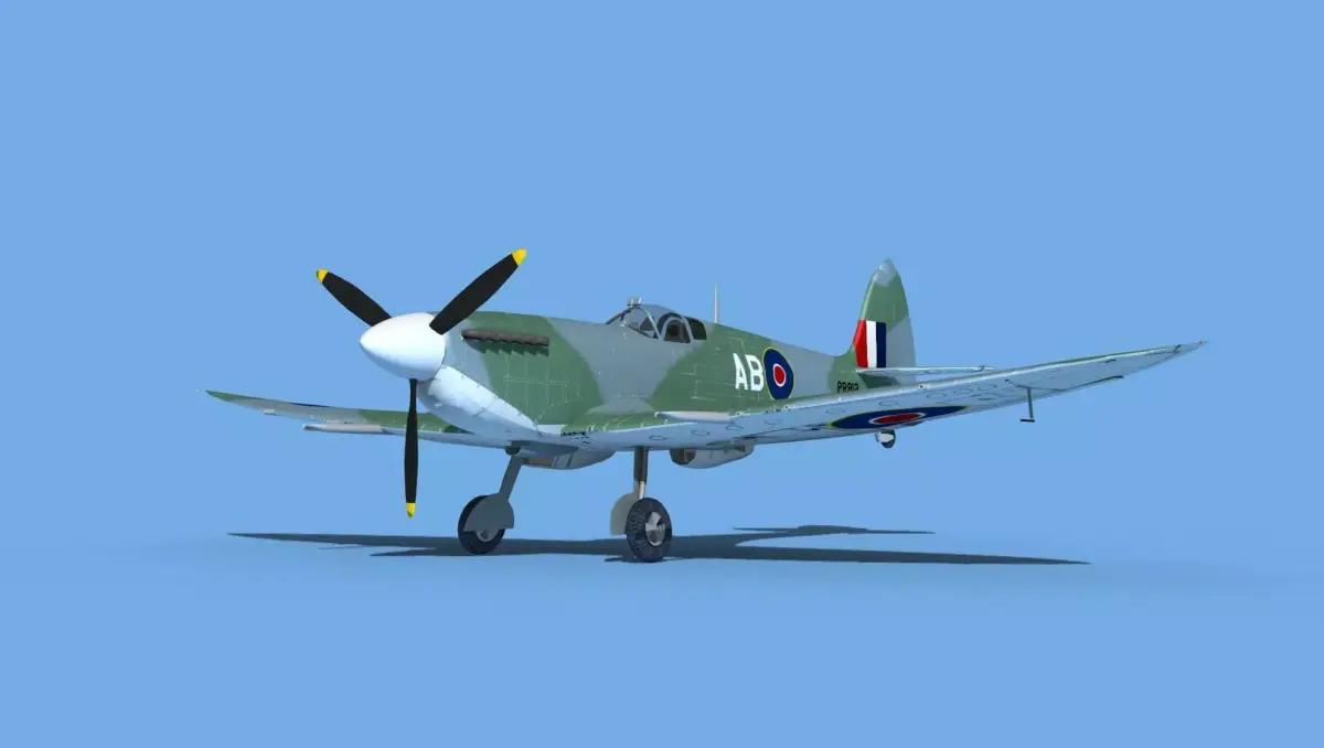 Supermarine Spitfire Mk VIIIb V04 3D model