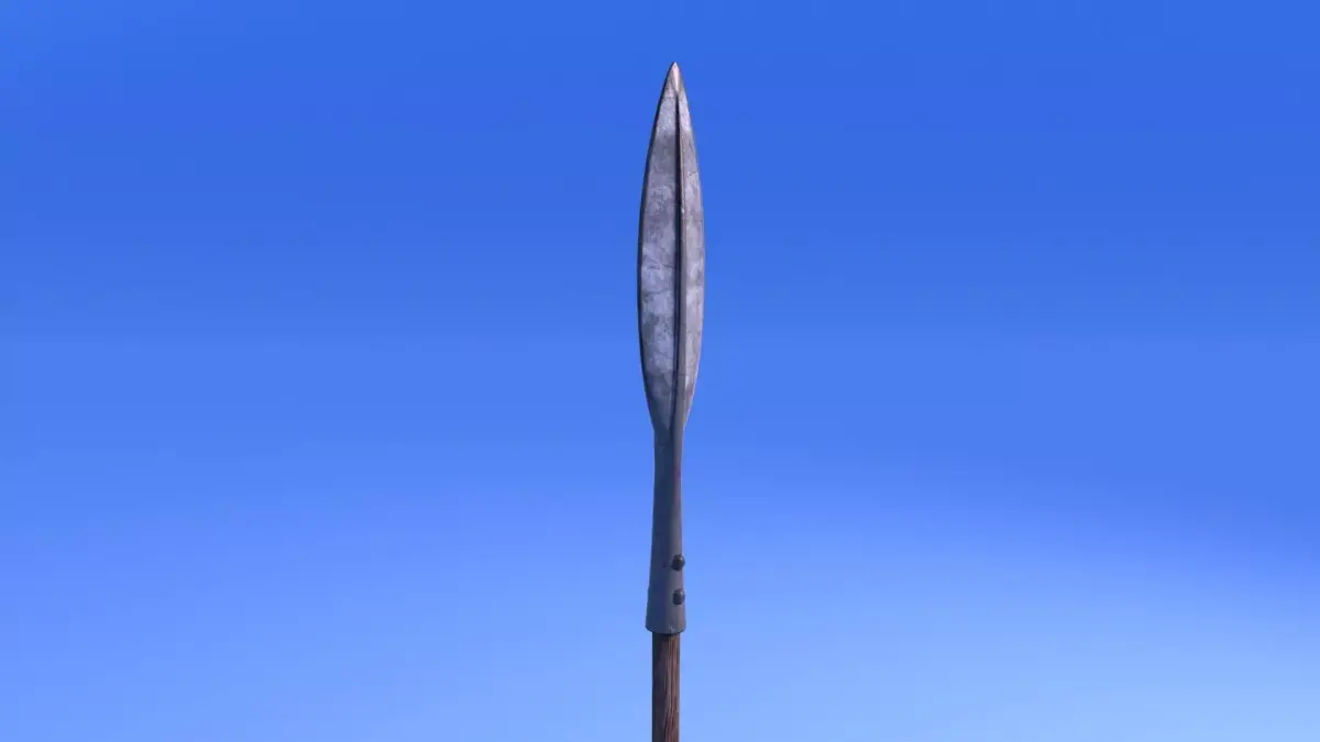 Spear - rigged Low-poly 3D model