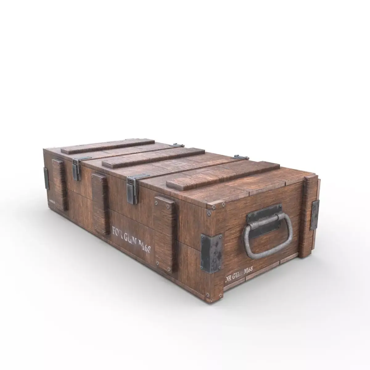Ammo Crate - 02 Low-poly 3D model