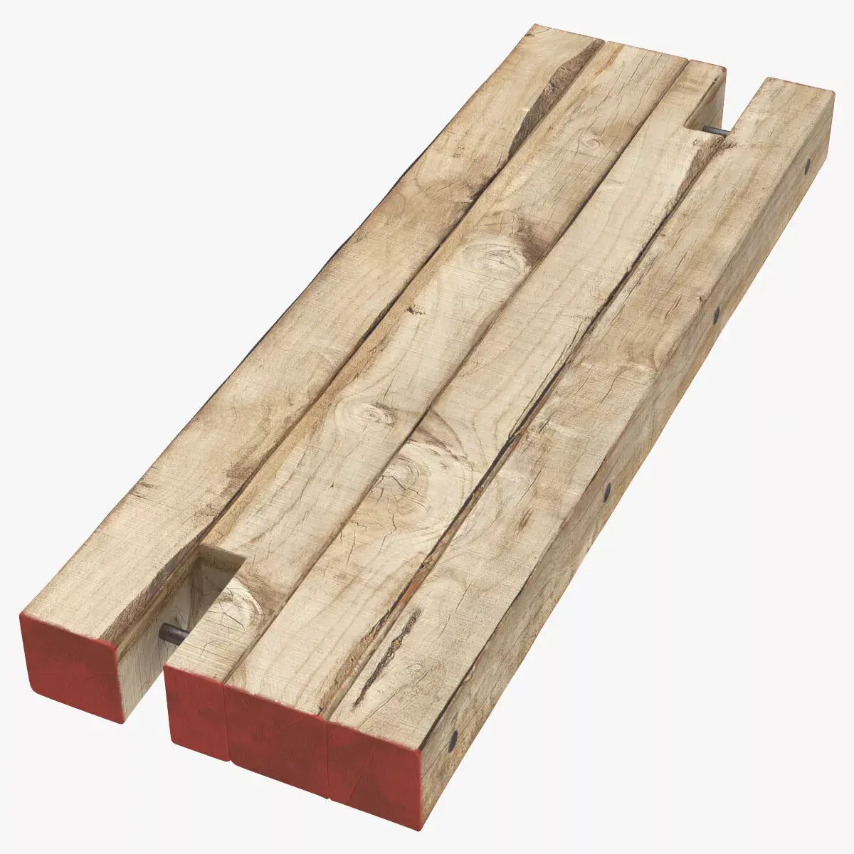 Wooden Crane Mats 01 3D model