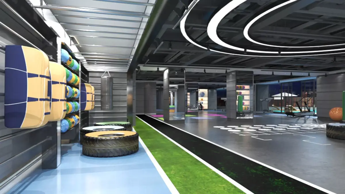 Gym Club 04 3D model