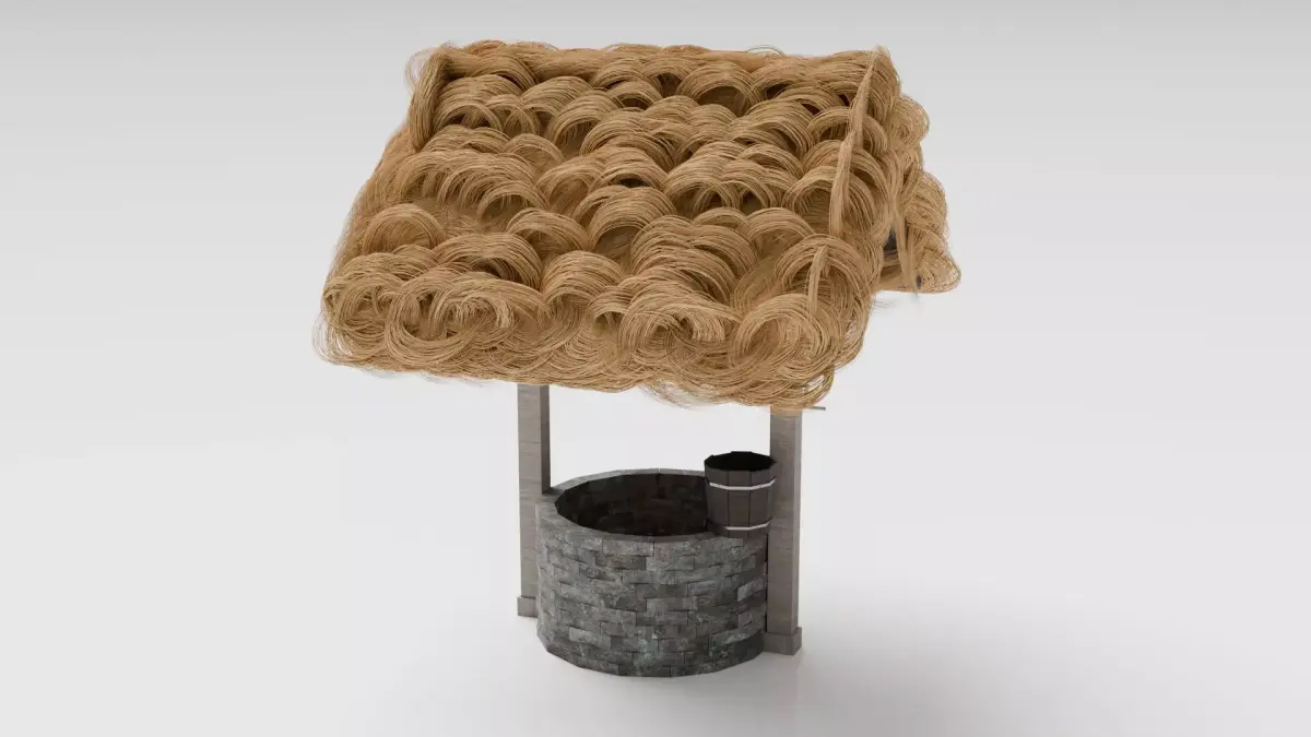 Medieval Well Low-poly 3D model buy