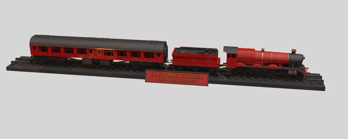 Hogwarts Express GWR 4900 3D model