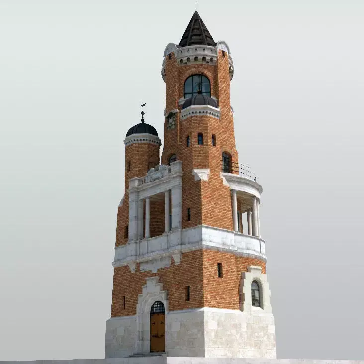 Small Monumental Tower 3D model