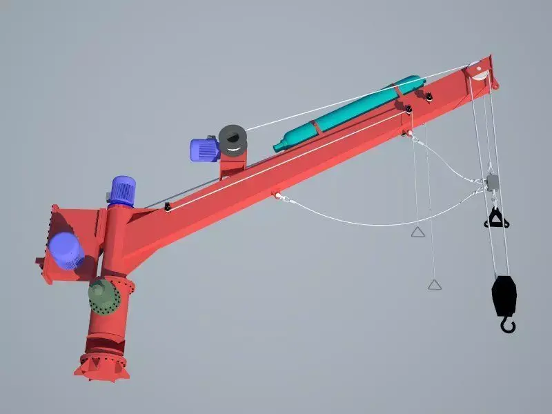 Ships crane 3D model