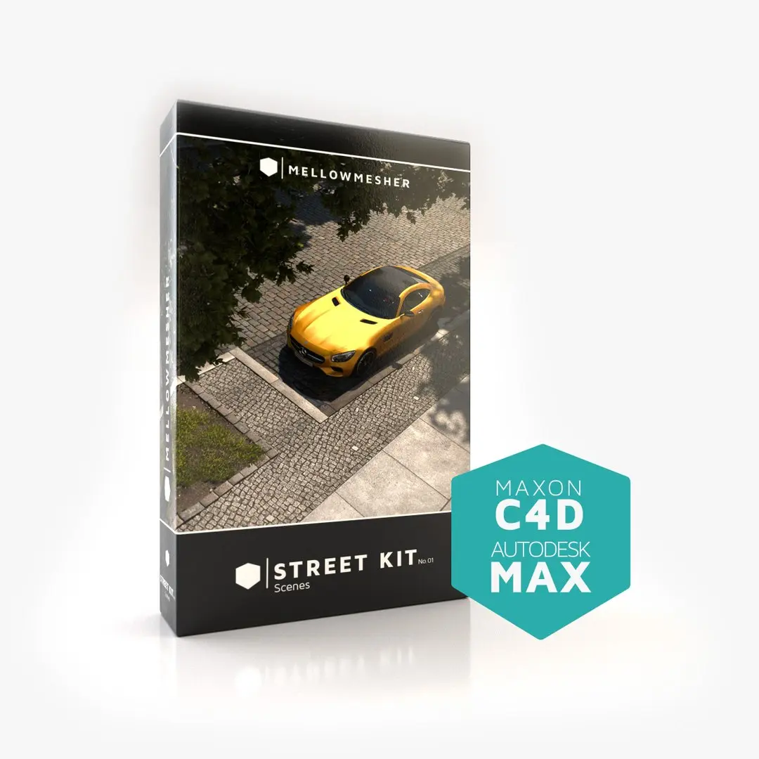 Street Kit Scenes Collection 3D model