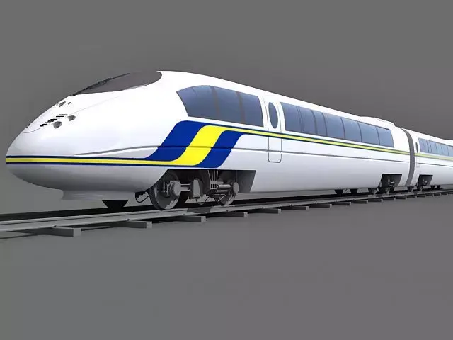 Speed Train 1 3D model