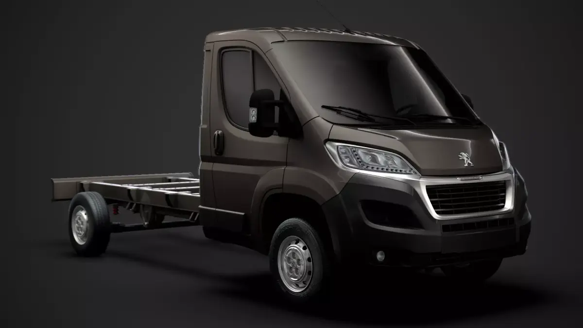 Peugeot Boxer Chassis Truck Single Cab 3800WB 2020 3D model