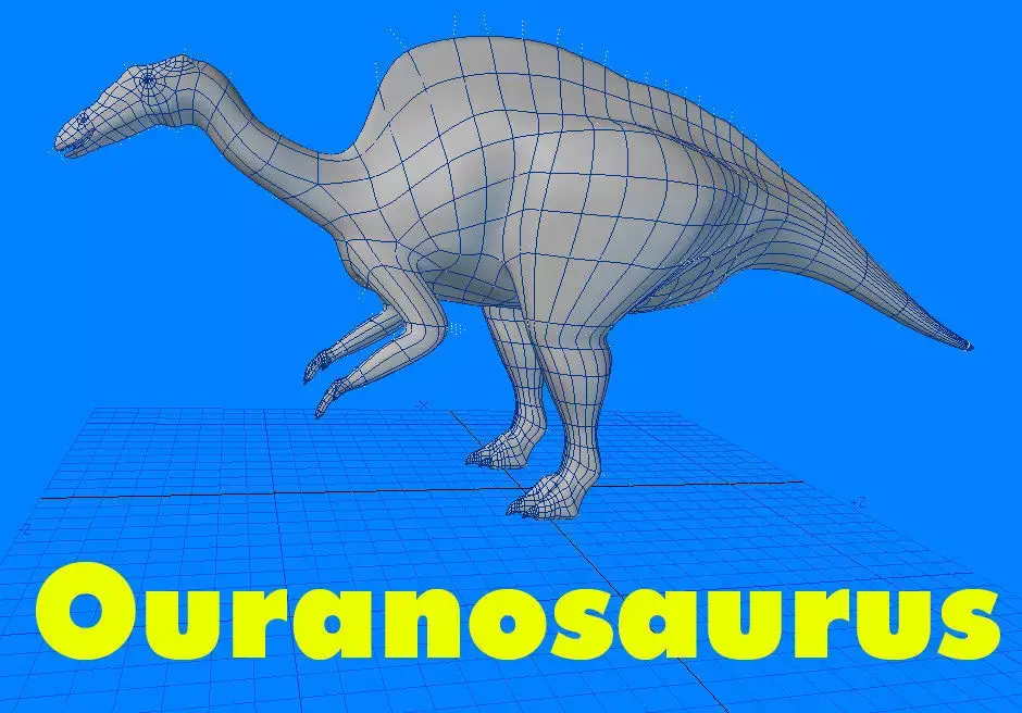 Ouranosaurus Dinosaur 3D model