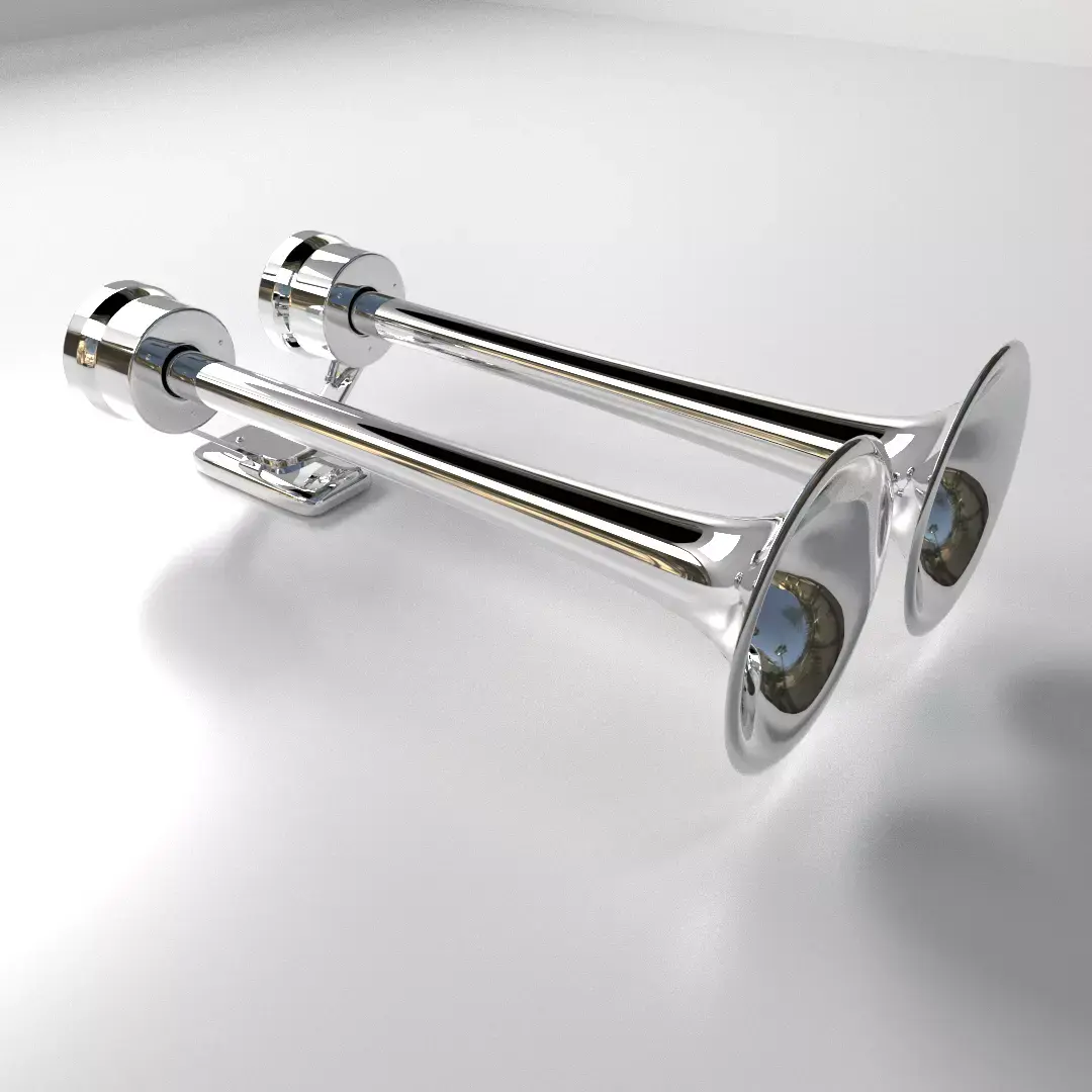 Duplex Trumpet Airhorn 3D model